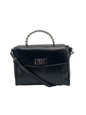 I.N.C. International Concepts Black Glaze Emilliee Mini Top Handle Handbag